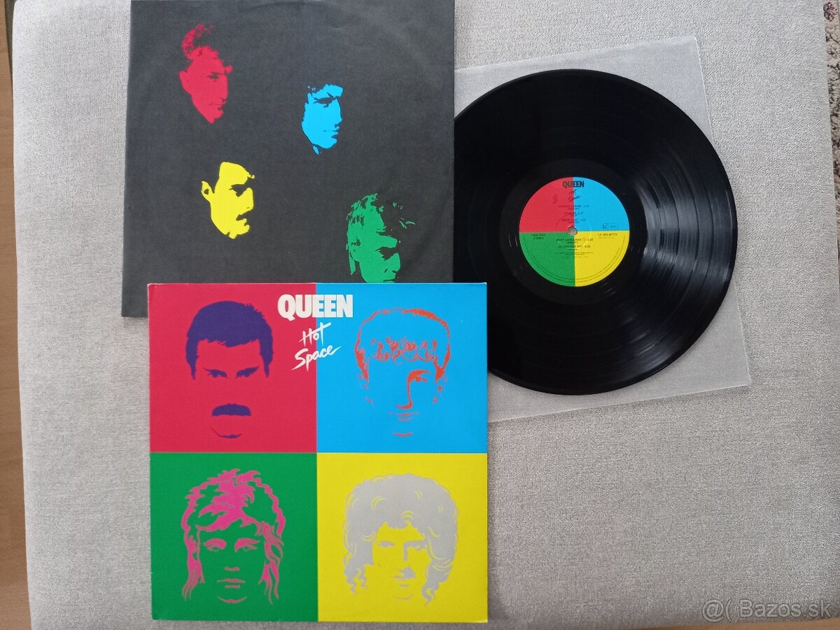 QUEEN “Hot Space “ /EMI 1982/+orig. vnut. ob/texty top st,LP