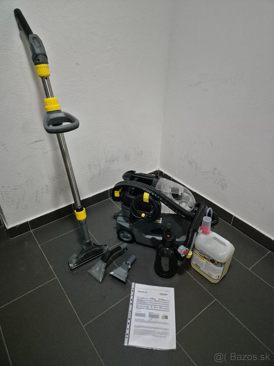 Karcher Puzzi 8/1 adv + extra príslušenstvo + 5l chémie