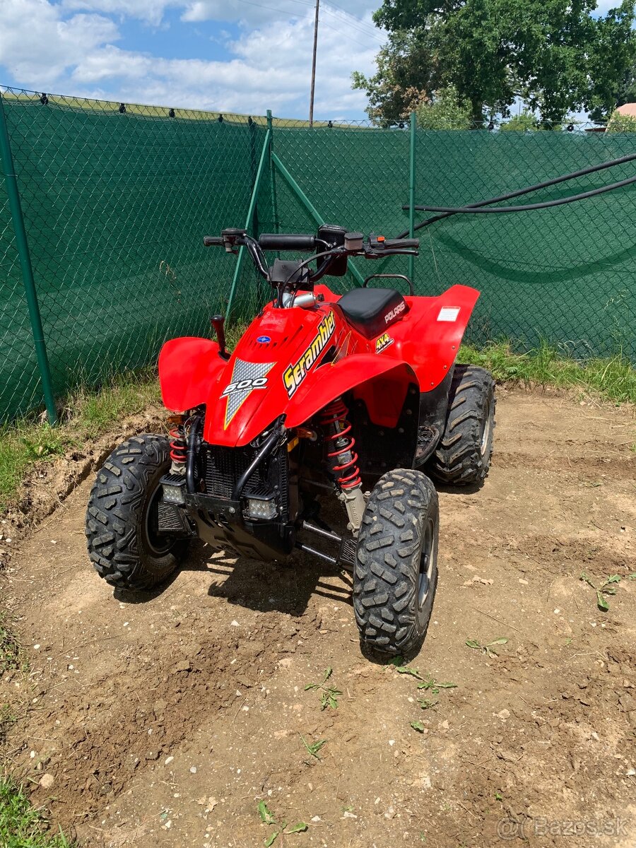 Polaris scrambler 500 4x4 má27 kW výmenim za enduro