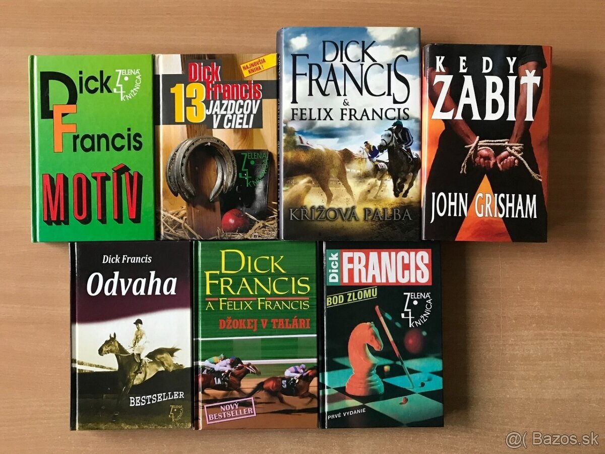 Dick Francis, Grisham, Doherty, Vandenberg, Huf