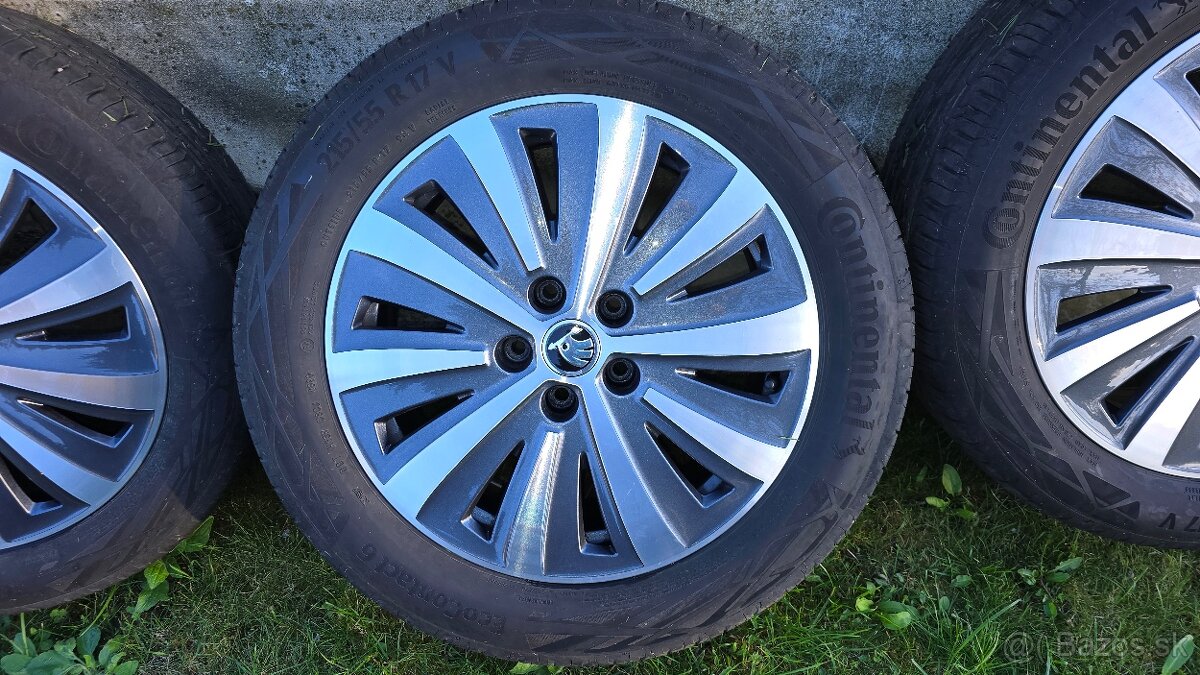 Predam letne kolesa 215/55 R17 Skoda Superb III DRAKON