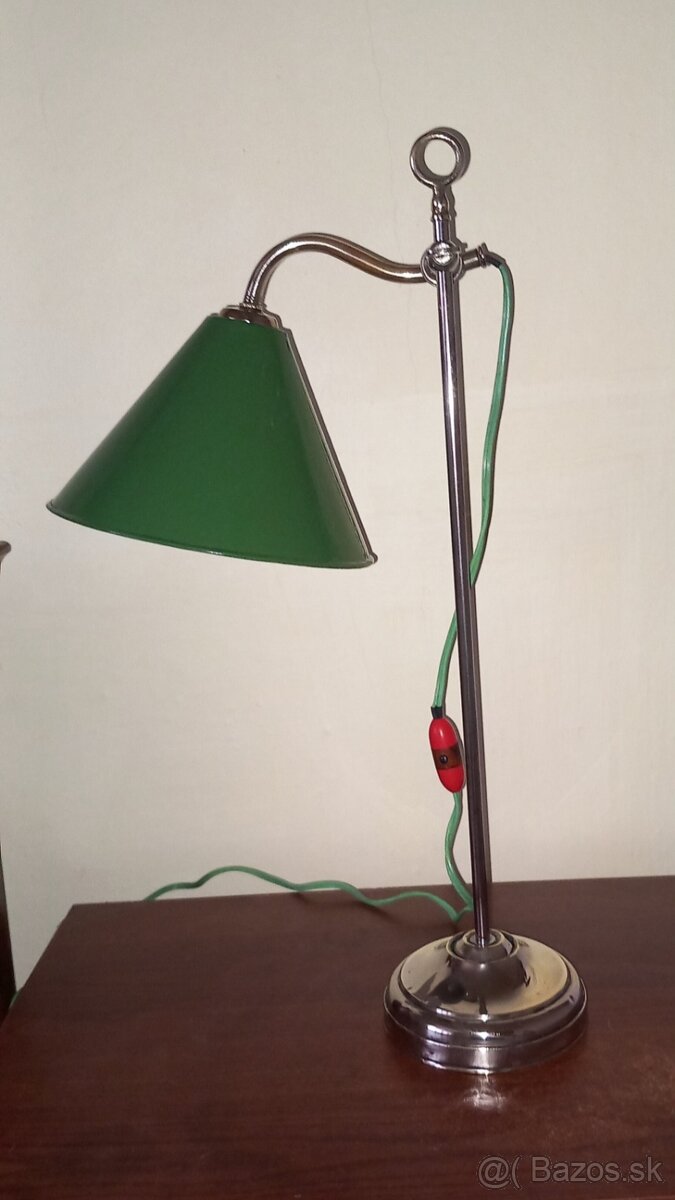 Starožitná smaltovaná lampa