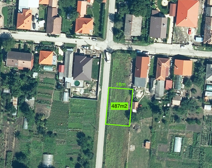 Na predaj stavebný pozemok v intraviláne obce Žihárec - 487m