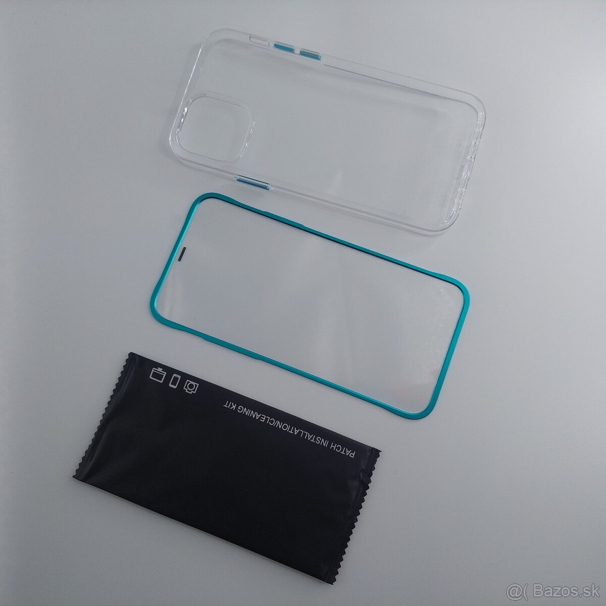 iPhone 12/12 Pro.. Pouzdro průhledné + ochranné sklo (nové)
