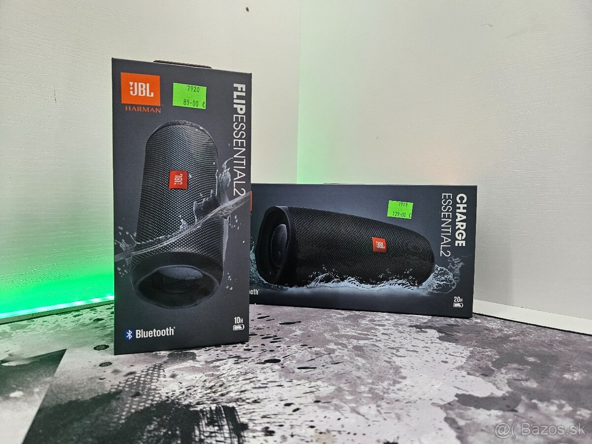 JBL Charge a JBL Flip Essetnial 2 Nerozbalené