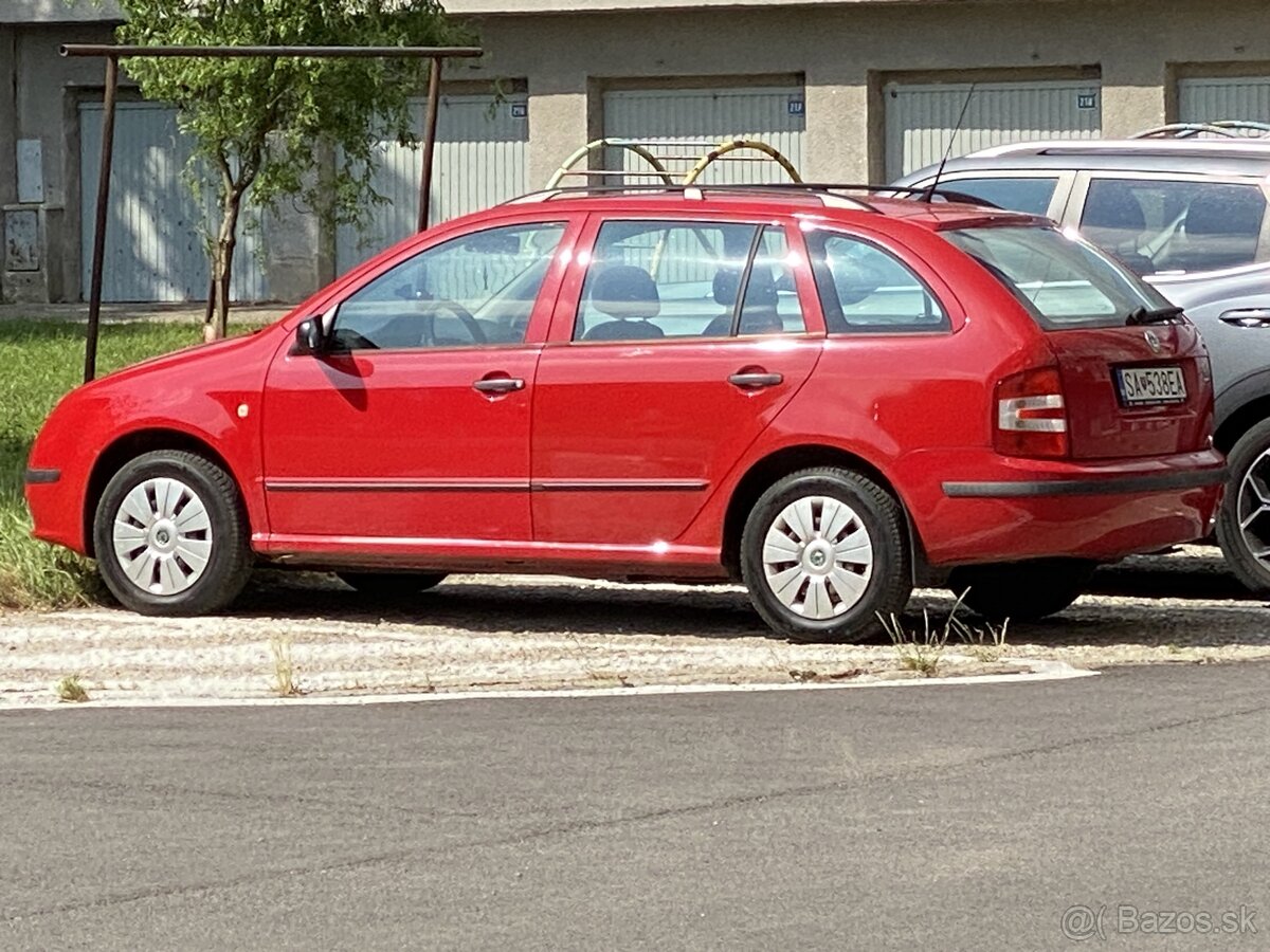 REZERVOVANÉ Skoda Fabia Combi 1.2htp 47kw 2006 LPG