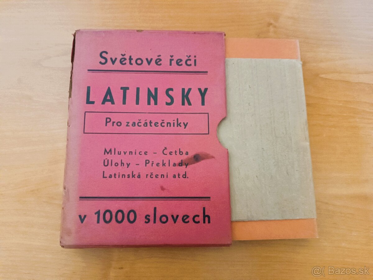 Svetové reči - Latinsky pre začiatočníkov (1933)