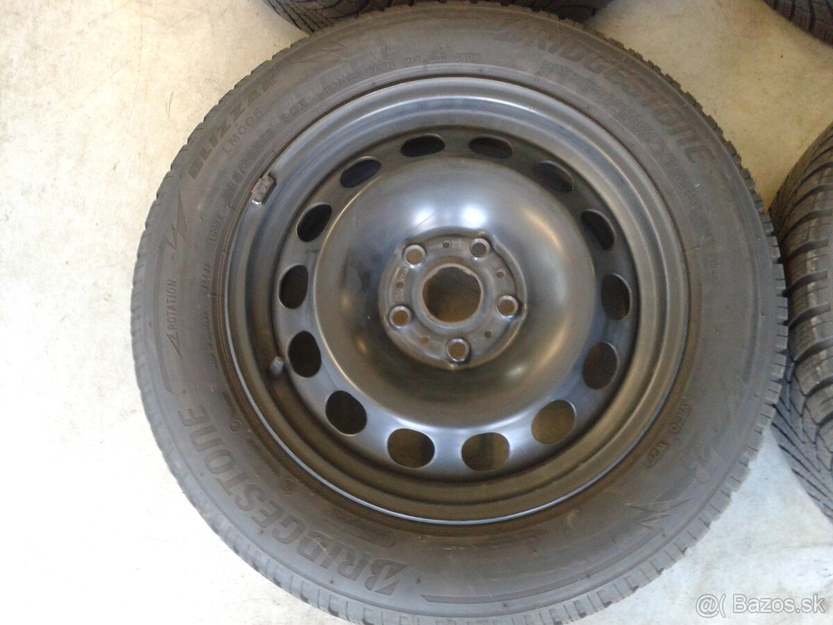 Zimne kolesa 5x112 R16 6,5J ET46 ORIGINAL VOLKSWAGEN SKODA