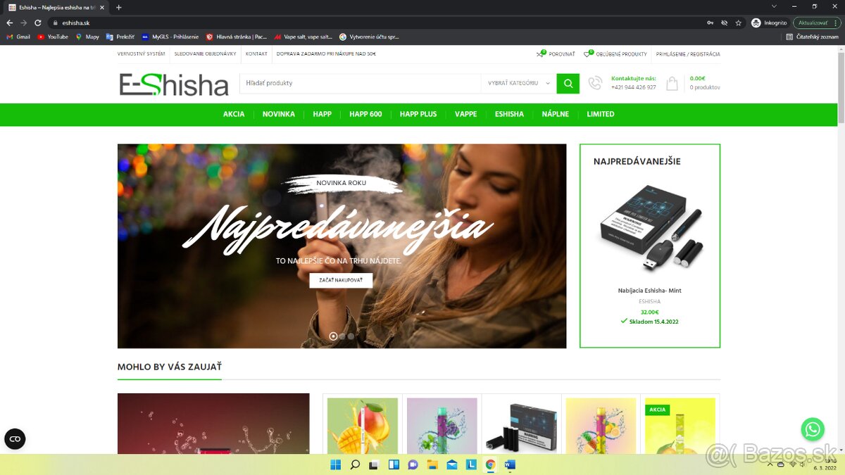 Predám eshop- Špeciálna ponuka +možný dropshipping