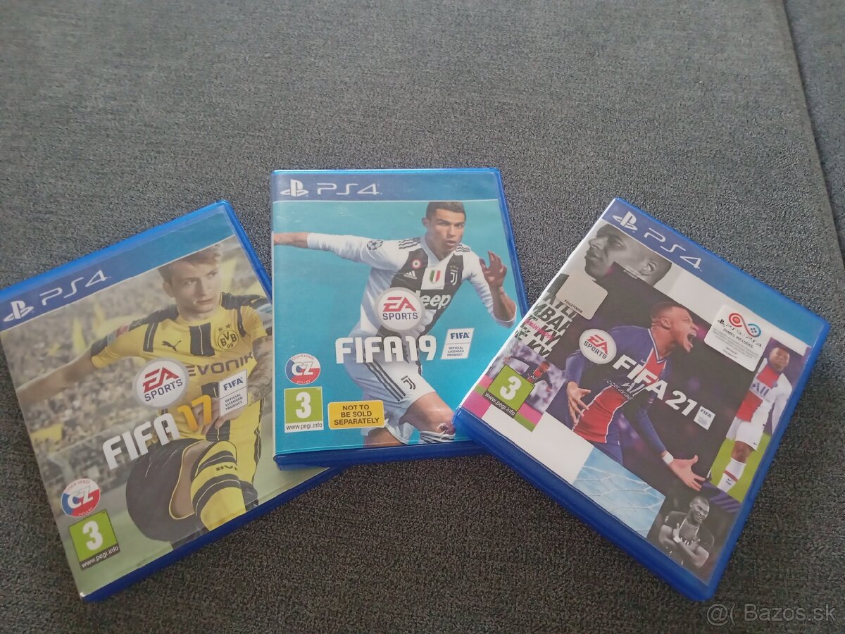 Predám alebo vymením Fifa 17, FiFa 19 , FiFa 21