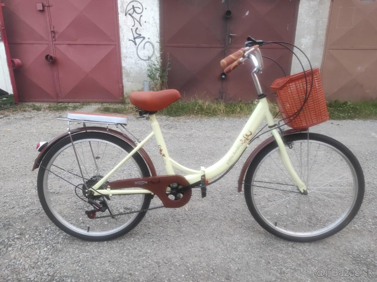 Predám skladací city bike,  dámsky bicykel 26