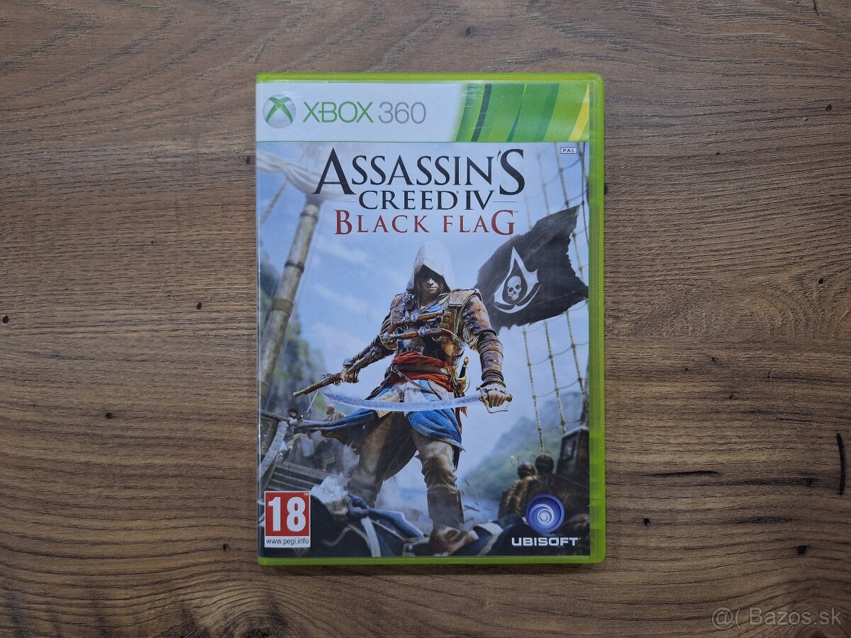 Hra na XBOX 360 - Assassins Creed IV Black Flag