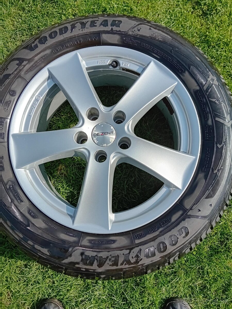 Disky 5x112 R17 so zimnými pneu