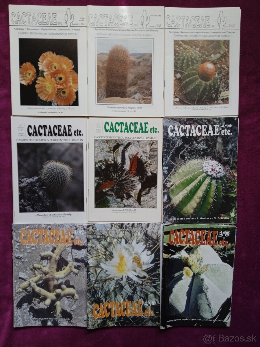 CACTACEAE etc. časopis pestovateľov sukulentov