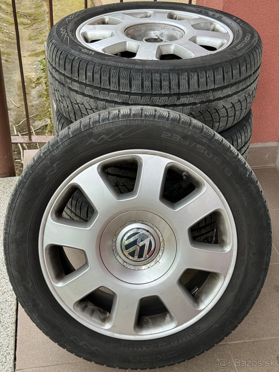 Predám originál zimnú sadu 18" kolies pre VW PHAETON