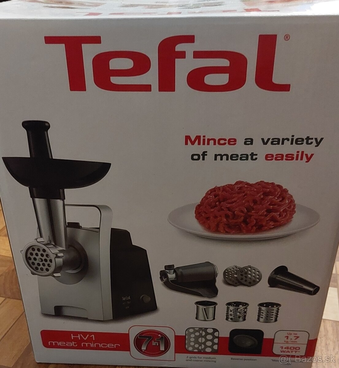 Elektrický mlynček na mäso Tefal HV1 7v1 NE109