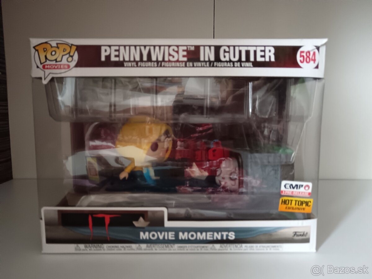 FUNKO POP, PENNYWISE IN GUTTER 584, FIGÚRKY