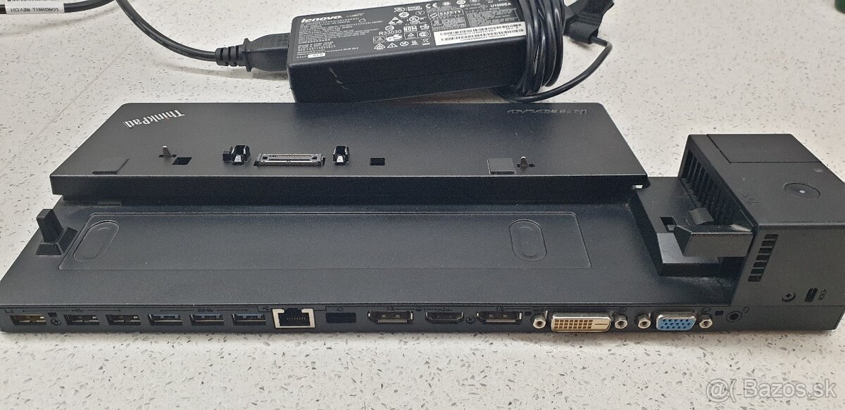 Docking station- Lenovo ThinkPad Ultra Dock +nabíjačka