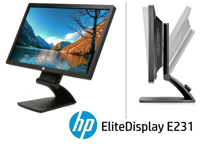 HP EliteDisplay 23", FullHD, VGA, DVI-D, DP (B-)