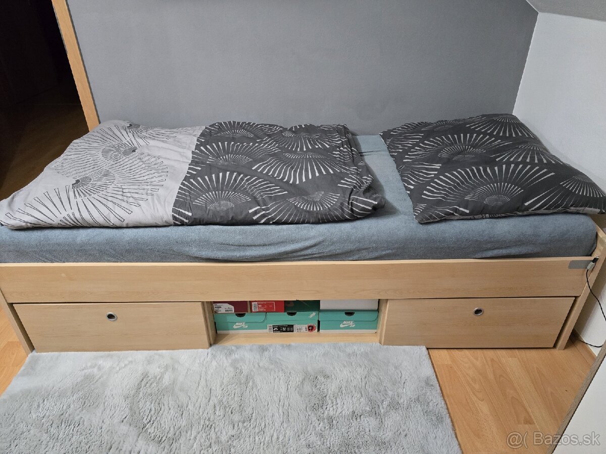 Posteľ 80x200 matrac rošt komplet 80€