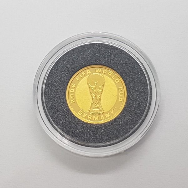 latá investičná minca 1/25oz FIFA World Cup 2006 PROOF