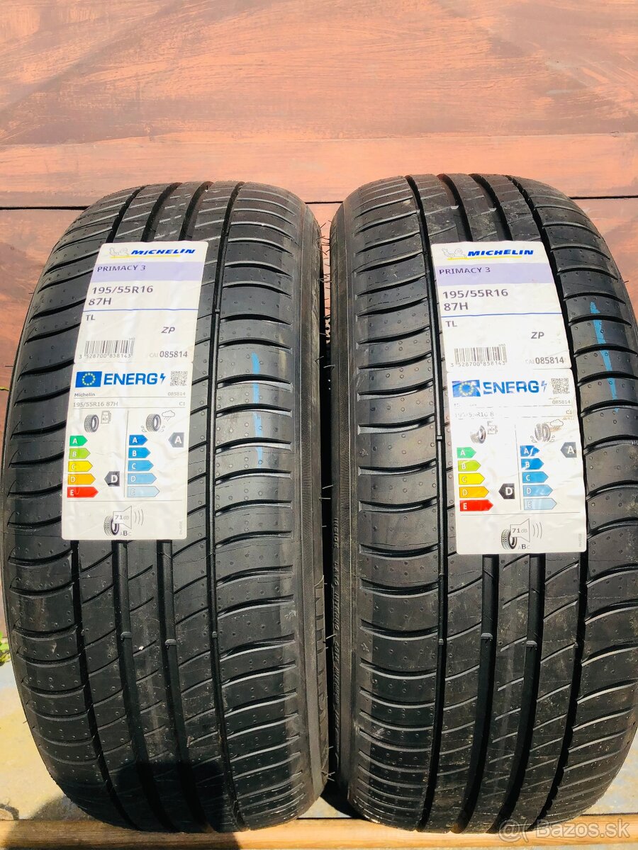 Pneumatiky 195/55 R16 87H NOVÉ Michelin L79