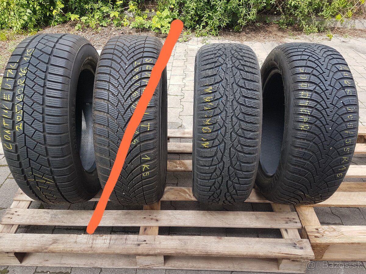 Zimne 205/60R16 a 205/55R16 po kuse