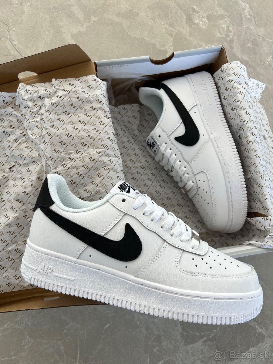 Nike air force 1 tenisky bielo čierne