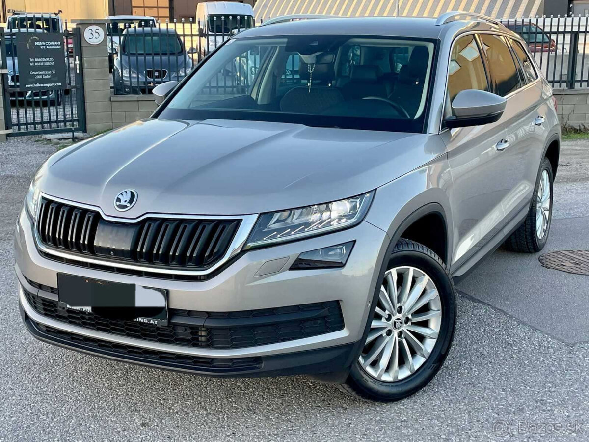 škoda kodiaq 4x4 2.0tdi 110kw 7st DSG 2017