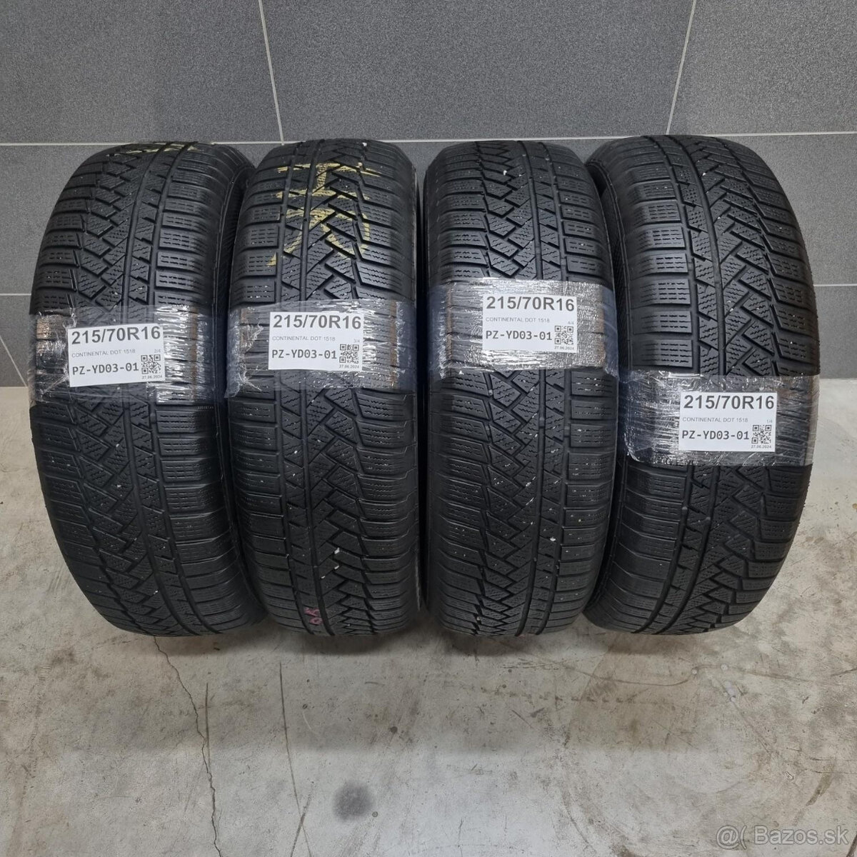 Zimné pneumatiky 215/70 R16 CONTINENTAL DOT1518