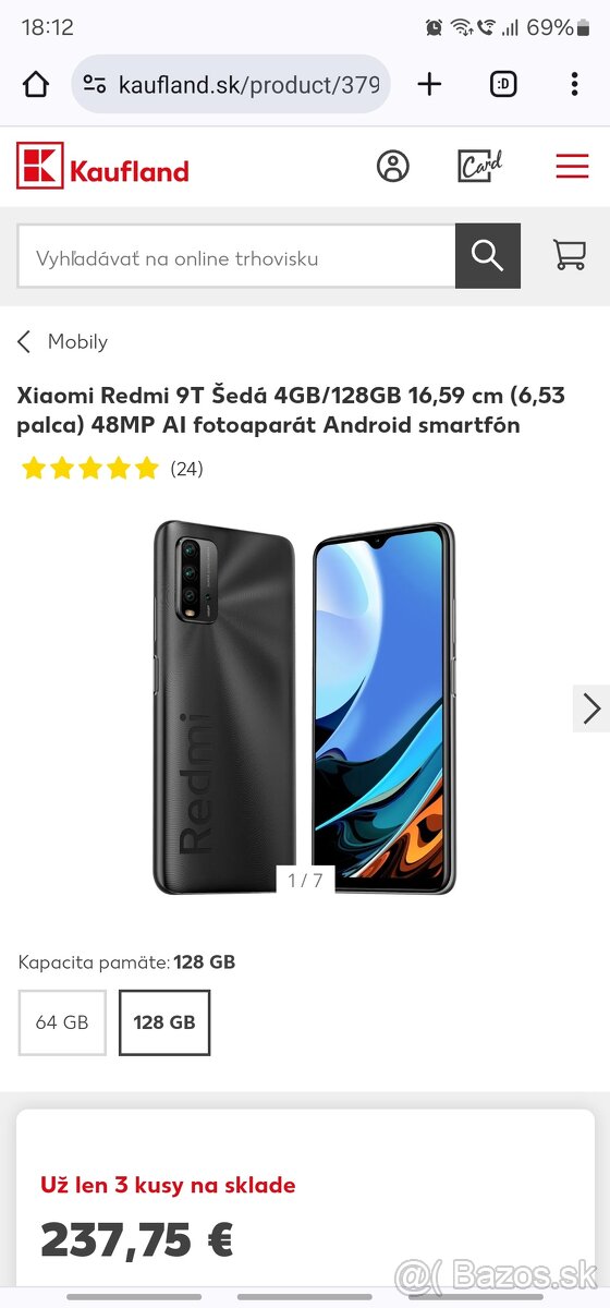 Predam xiaomi redmi 9T 128GB