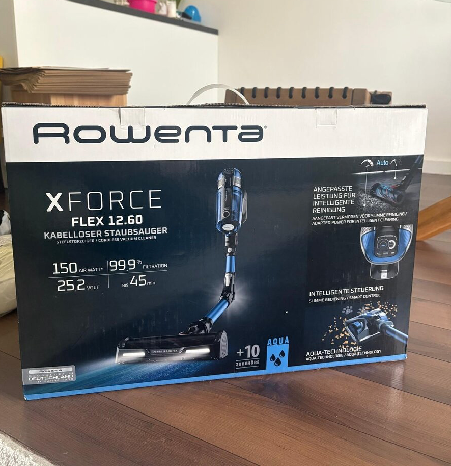 Vysavac - Rowenta X-Force Flex 12.60 4 v 1 Aqua Auto