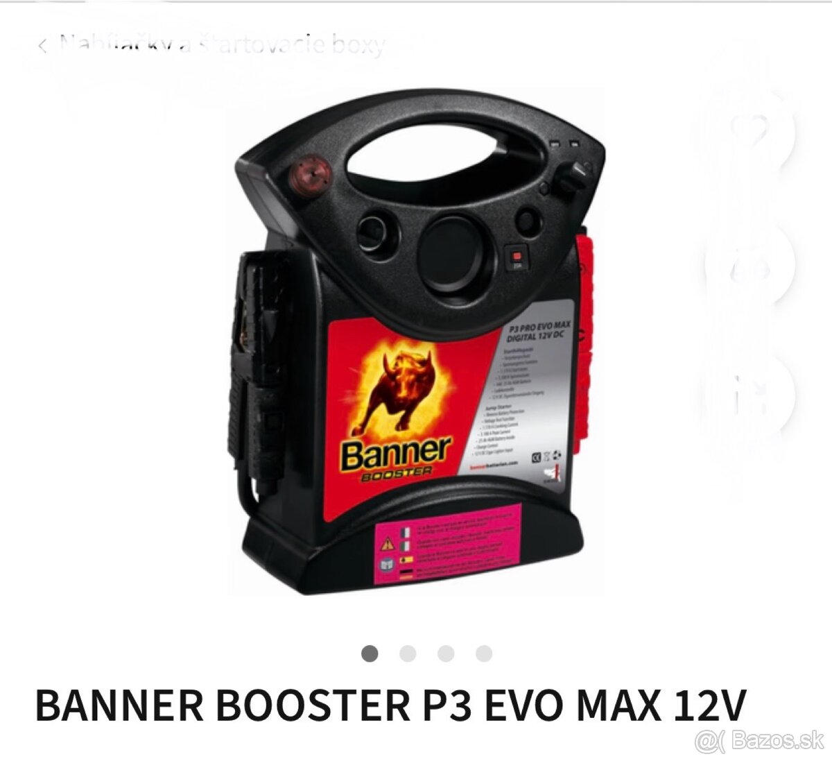 BANNER BOOSTER P3 EVO MAX 12V 3100A