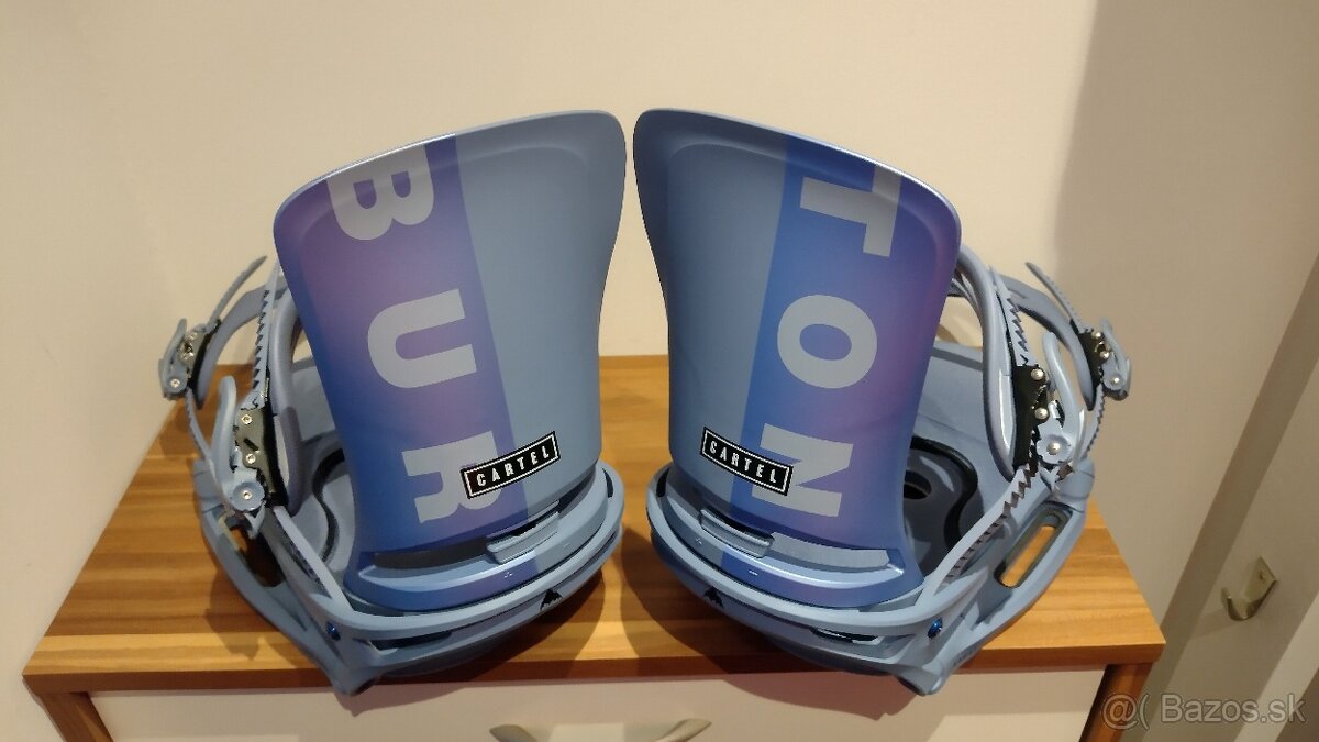 Burton Cartel EST | Snowboard viazanie | Large | Slate Blue