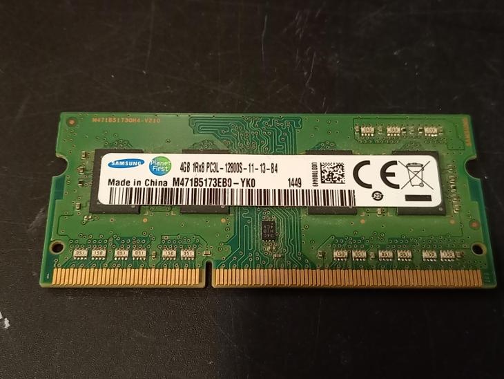 4GB DDR3L PC3L 12800S 1Rx8 1600MHz Samsung SO-DIMM