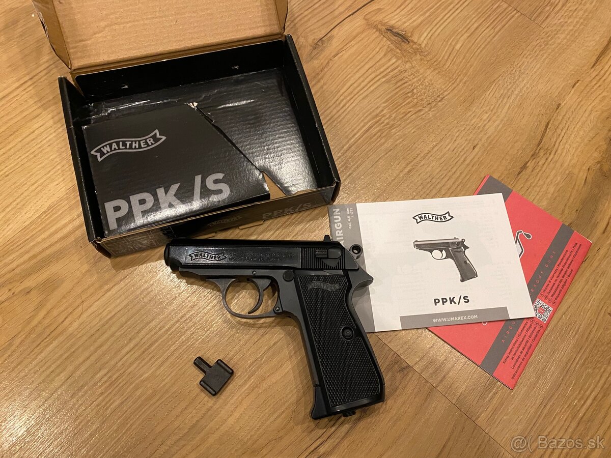 Vzduchová pištoľ Walther PPK/S