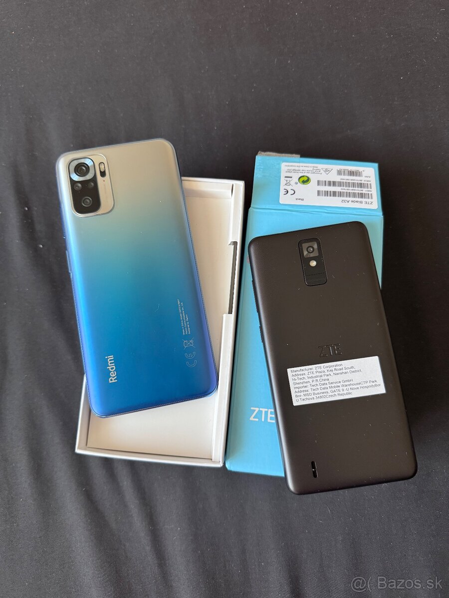 xiaomi redminote 10s a zte