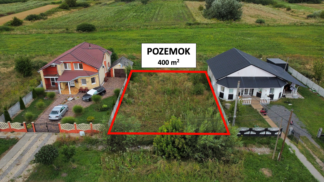 Malčice – 400 m2 STAVEBNÝ POZEMOK na rodinný dom