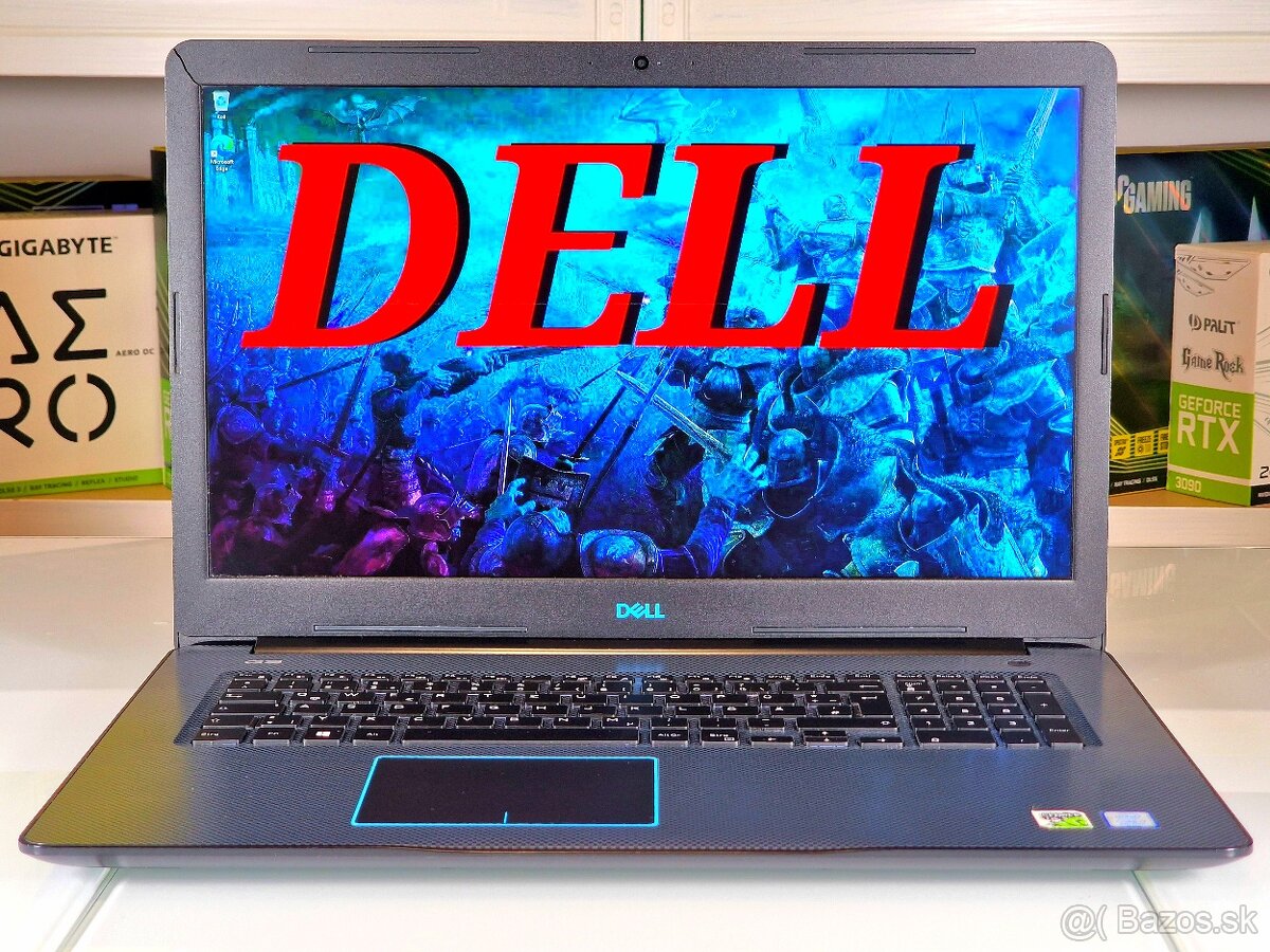 Herný notebook DELL 17,3" i7-8750H | 16GB | SSD | ZÁRUKA