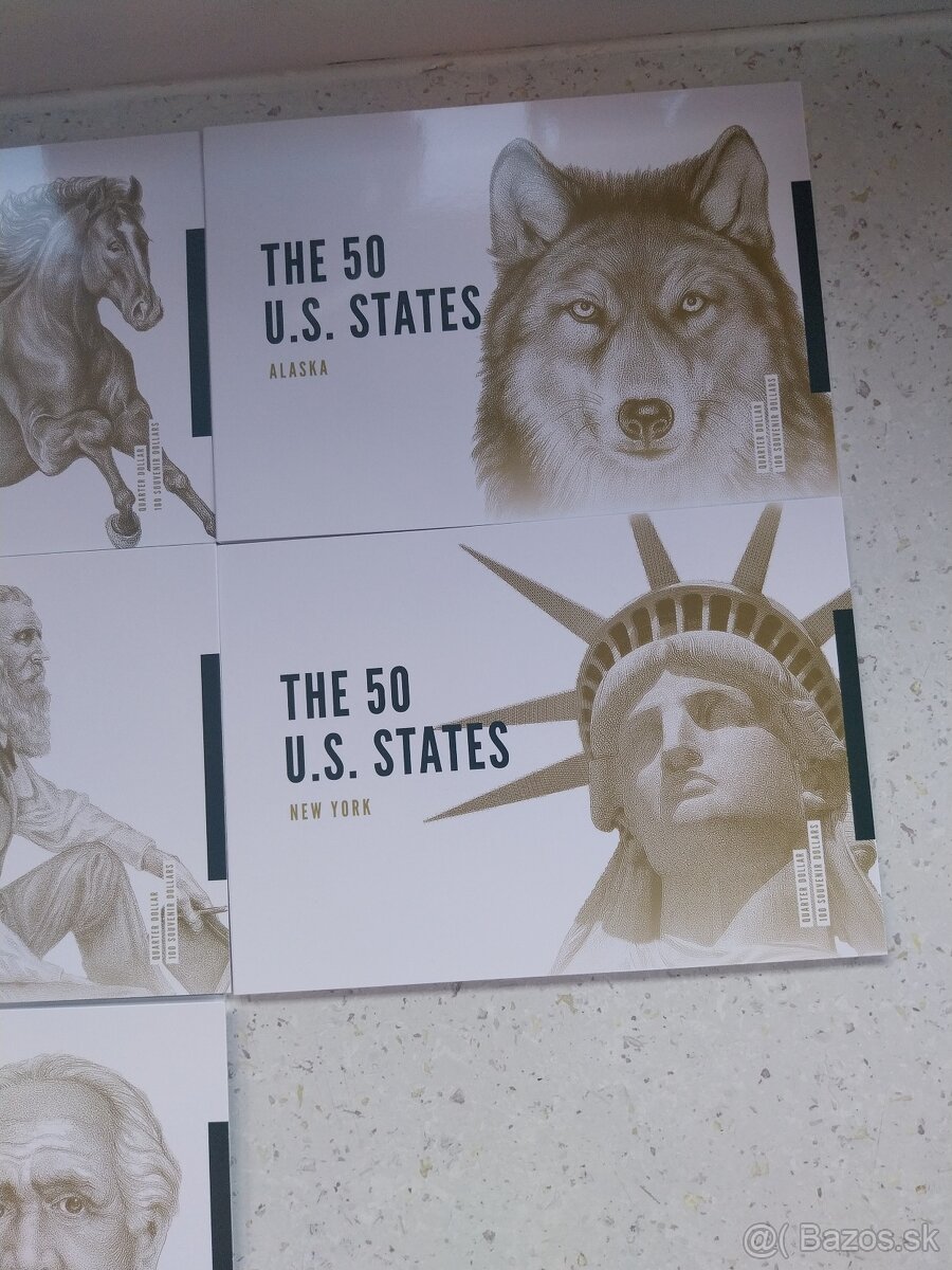 50th U.S States doláre + štvrťdolár