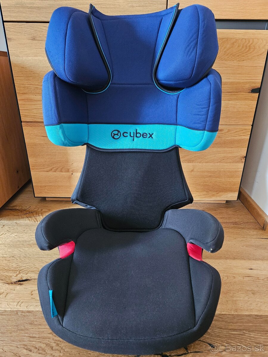 Detská auto sedačka CYBEX Solution X2-Fix Blue 15-36 kg