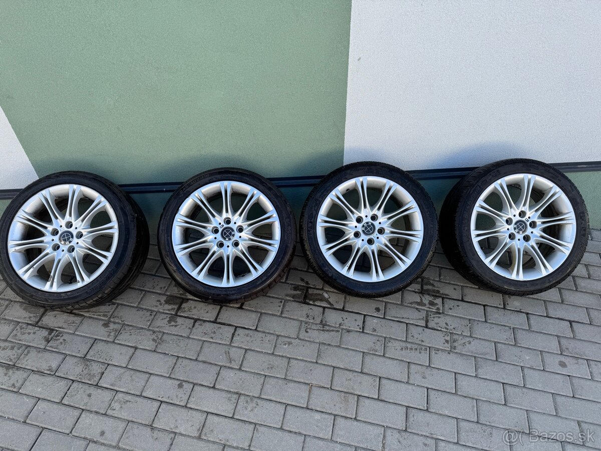 Originál Disky BMW 5x120 R18 zimné pneu 245/40 R18