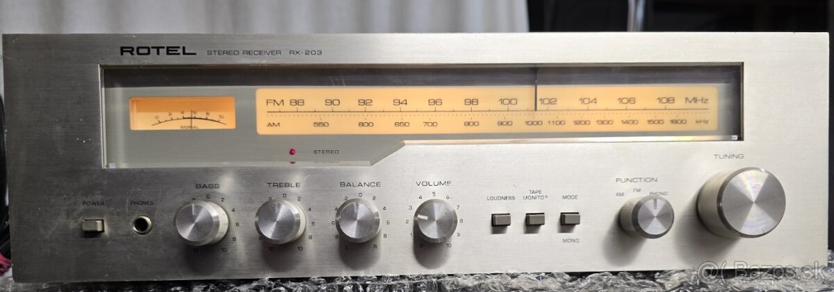 ROTEL RX-203 vintage stereo receiver