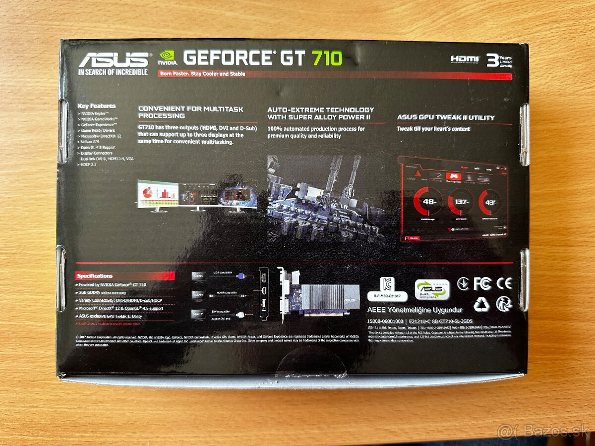 Asus GeForce GT710 - ZNÍŽENÁ CENA