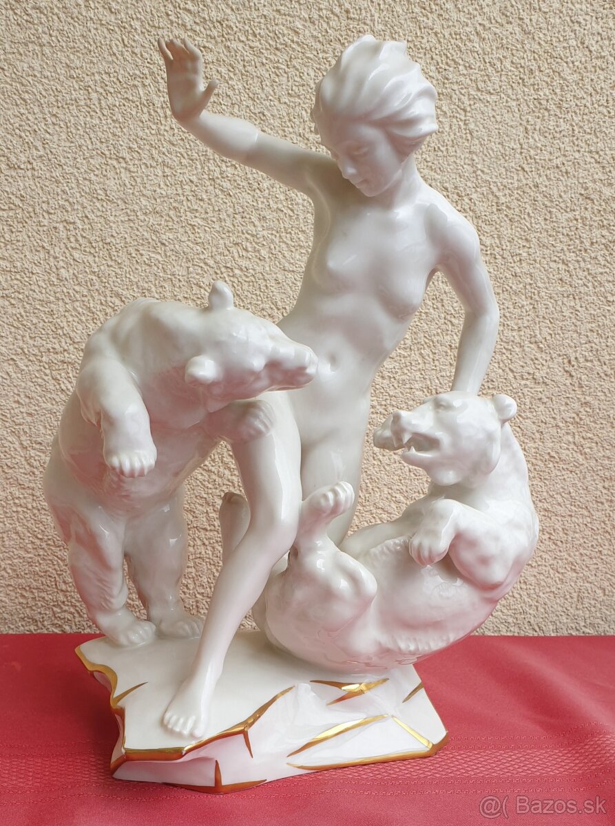 Art Deco -  porcelánové súsošie  - Hutchenreuter