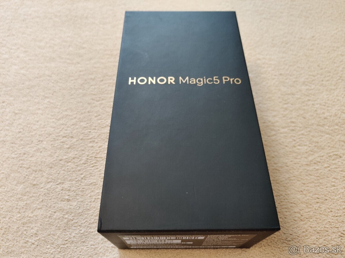 Honor Magic 5 Pro.  12gb/512gb.  Čierna metalíza.