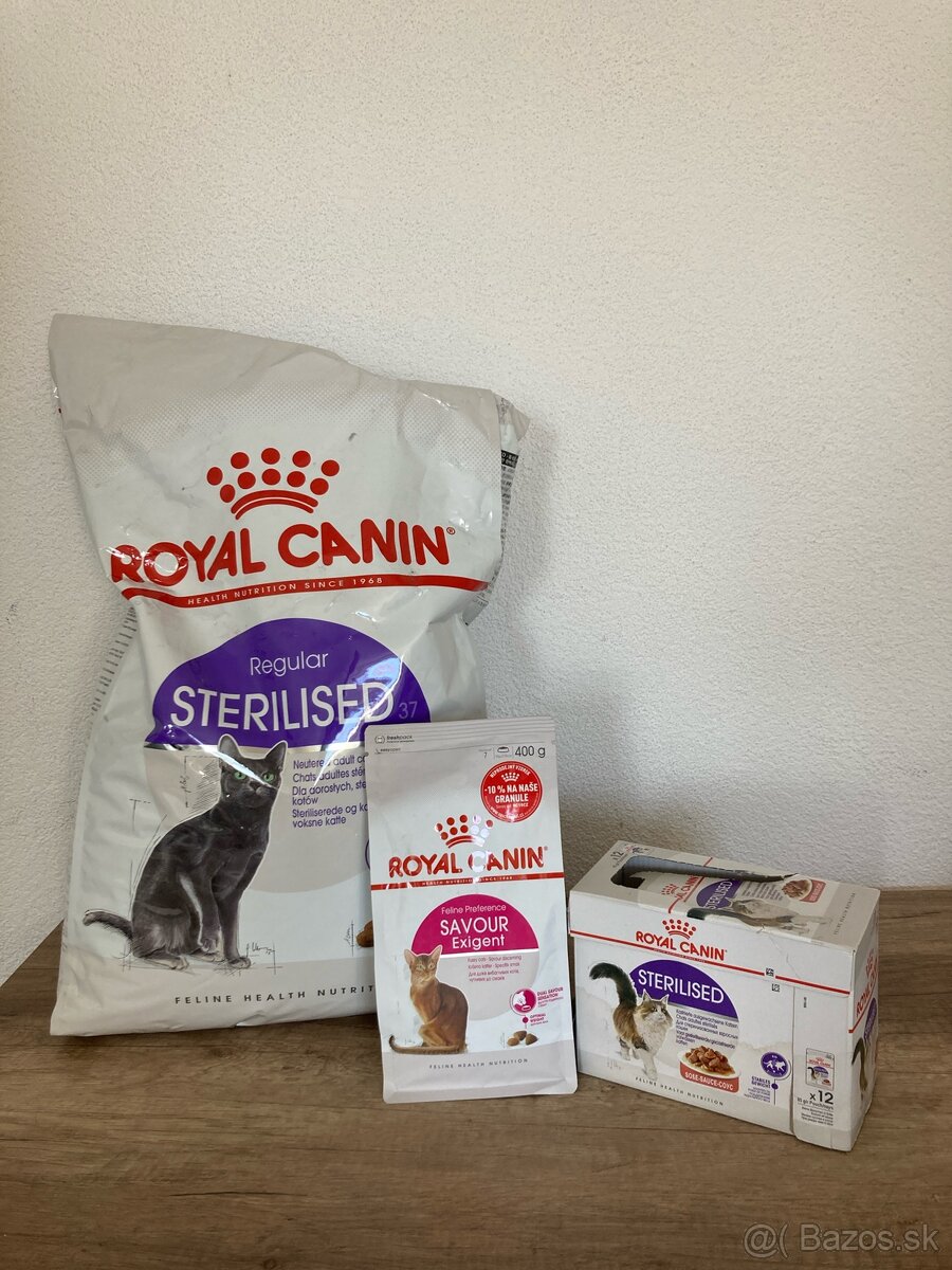 Royal canin granule plus mokrá strava