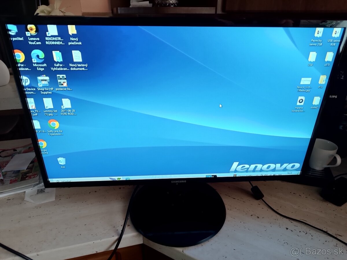 Predám PC led monitor SAMSUNG S27f350fhu.HDMI zánovny 100% f