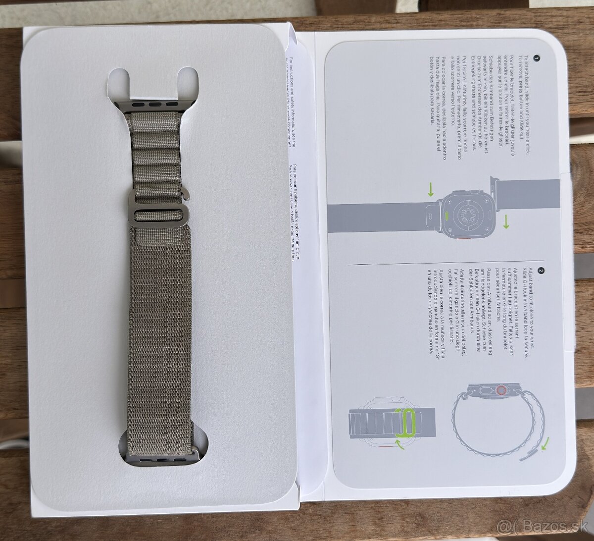 Alpine Loop, Olive, 49mm, L (Apple Watch Ultra 2 alpský ťah)