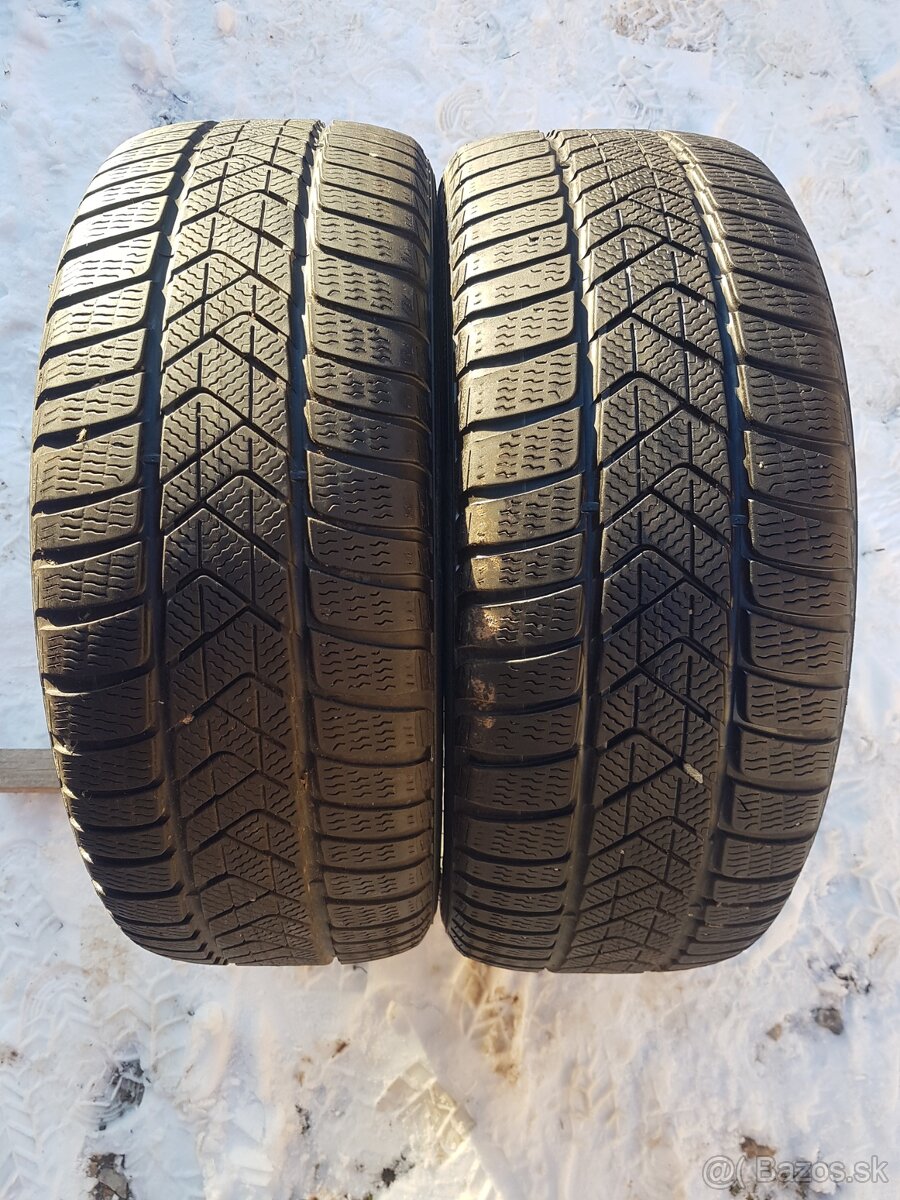 225/45 r18 zimné pneumatiky 2ks Pirelli runflat DOT2020